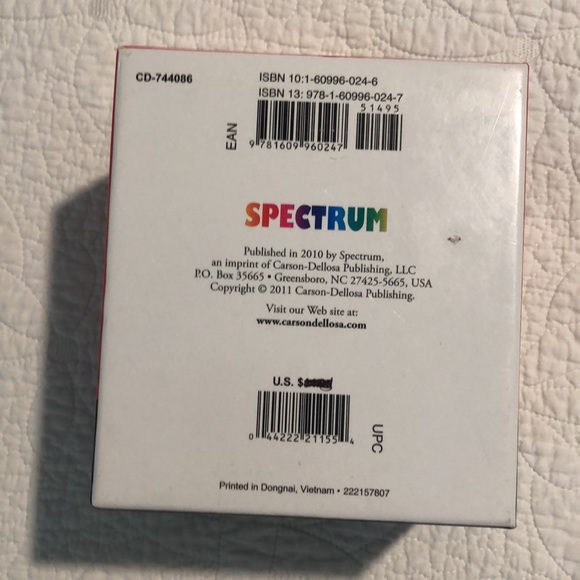 Spectrum Math Flash Cards - Picture 5 of 5